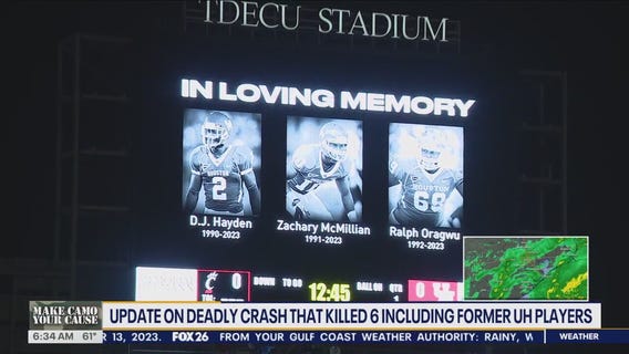 Cause of the crash that killed 3 former UH football players