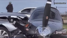 Small plane crash in North Texas caught on camera