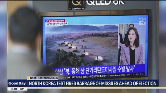 North Korea tests missiles ahead of the election