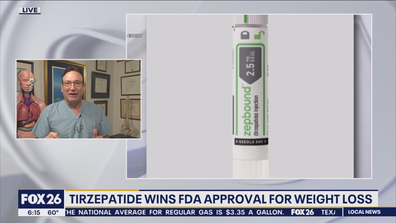 Tirzepatide gets FDA approval for weight loss
