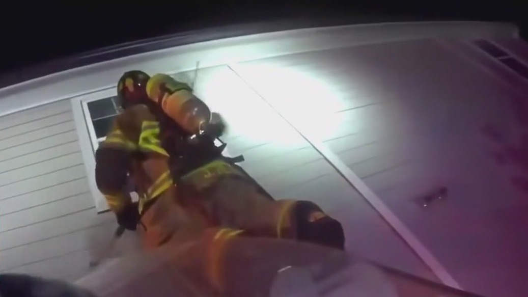 2-year-old saved from burning apartment