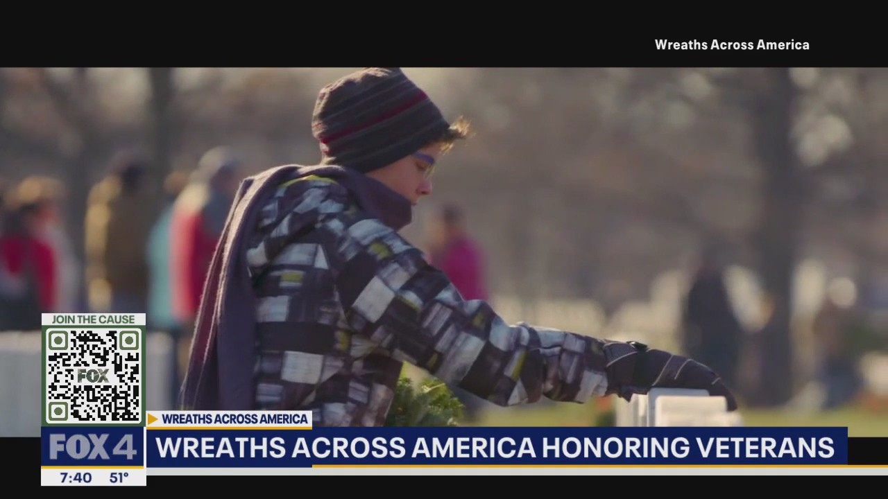 Wreaths across America event coming to DFW Cemetery