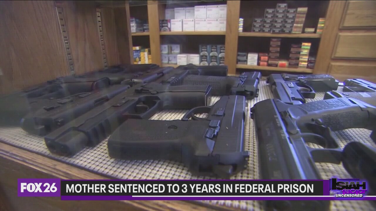 Mother sentenced to 3 years in federal prison for straw purchasing firearms