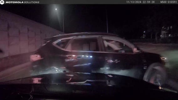 Fate Police use PIT maneuver on stolen vehicle