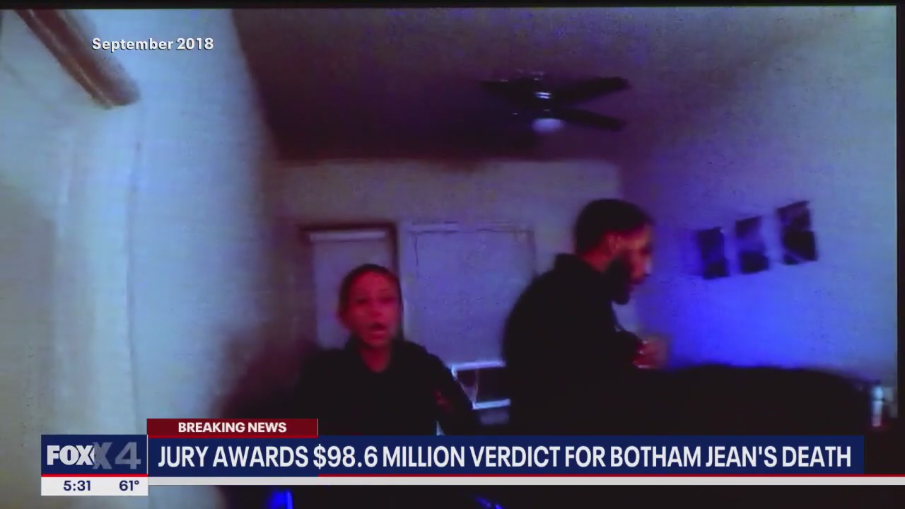 Jury awards Botham Jean's family $98M verdict