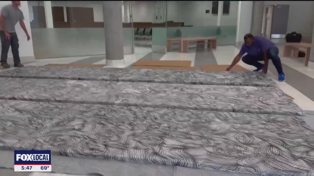 Intricate work of art adorns Dallas County govt building