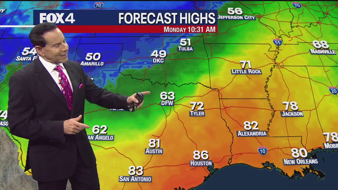 Dallas weather: Nov. 25 morning forecast