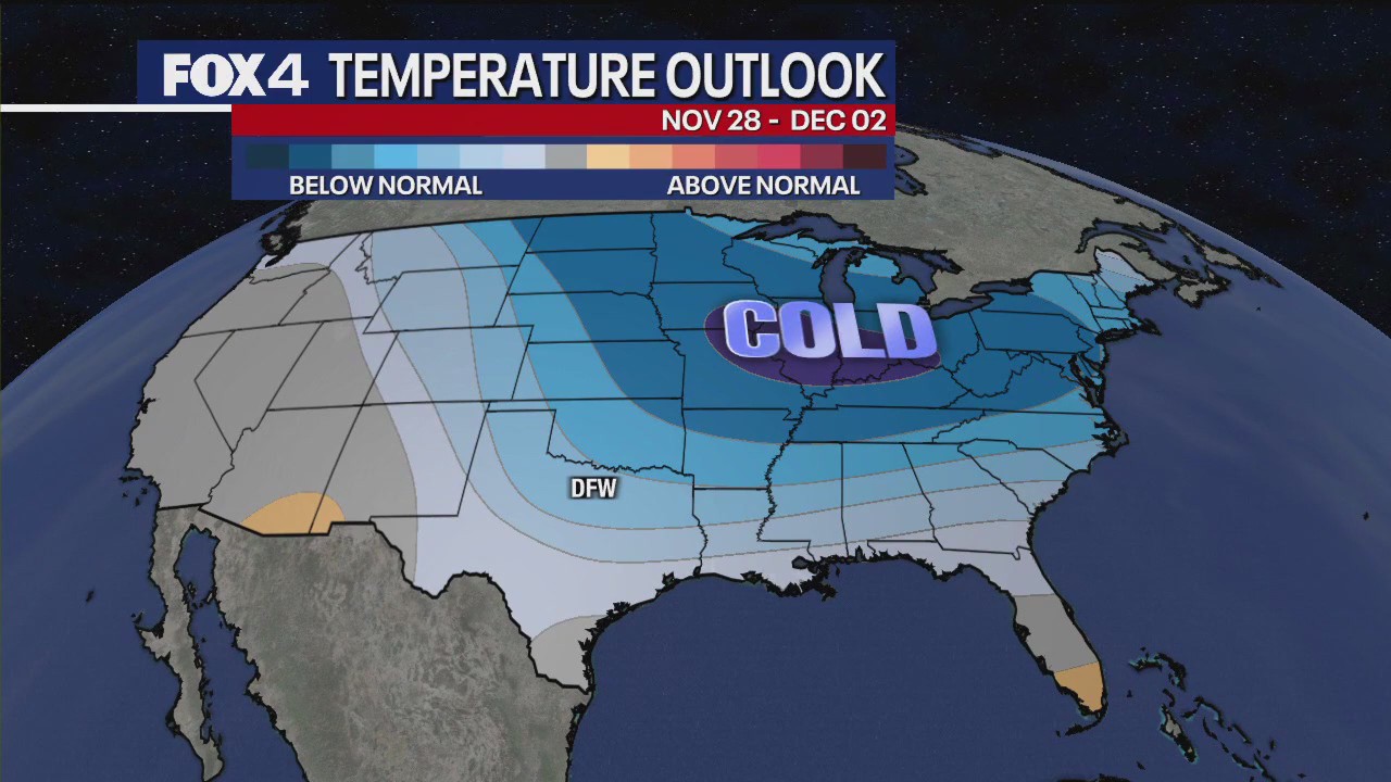 Dallas weather: November 23 morning forecast
