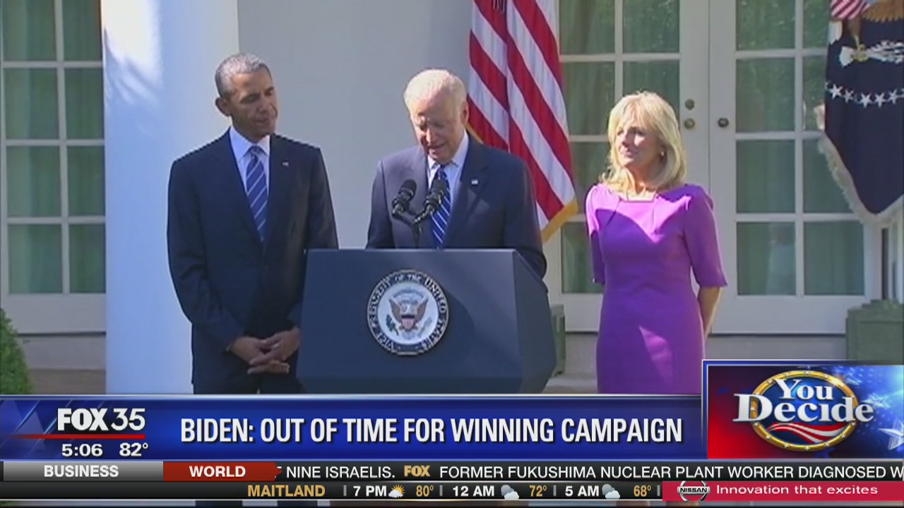 Biden announces he will not run for president