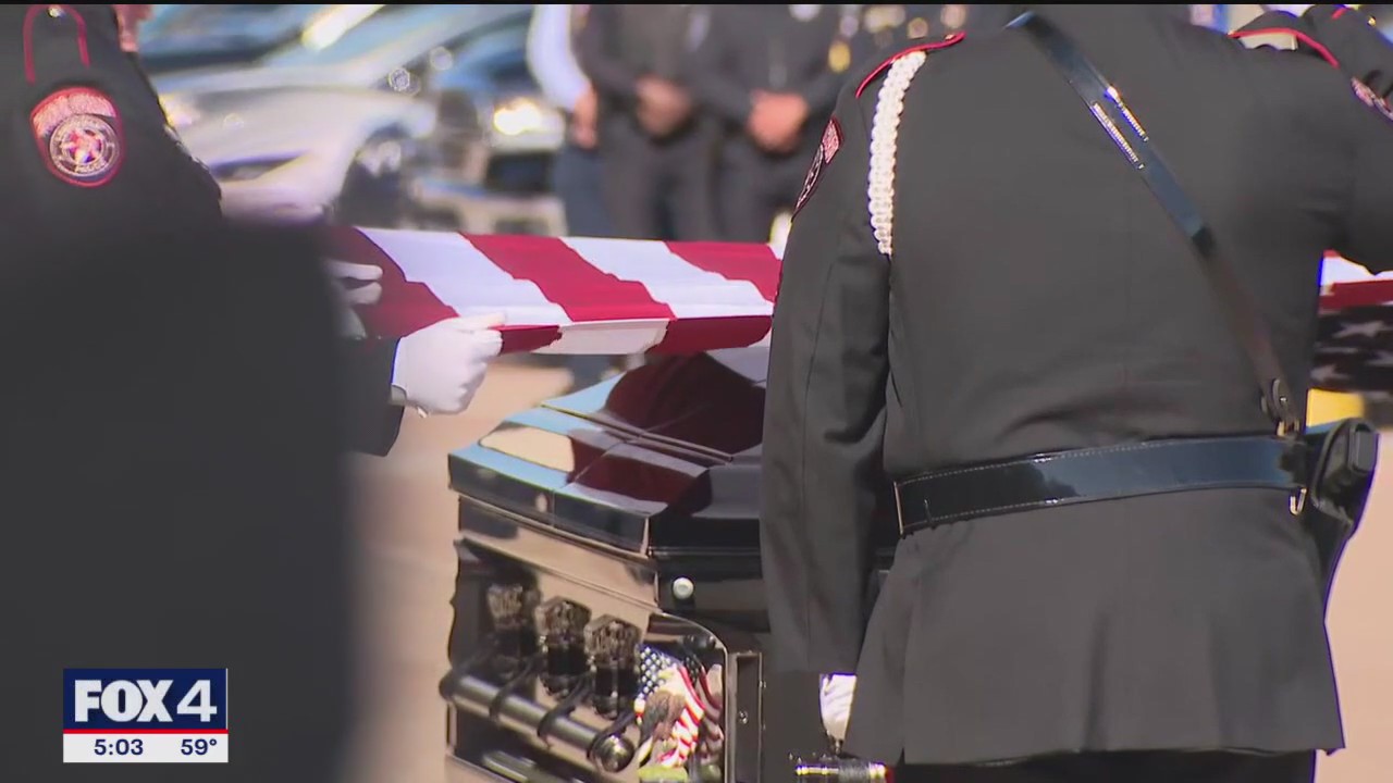 Funeral held for fallen Greenville PD Officer Dawson