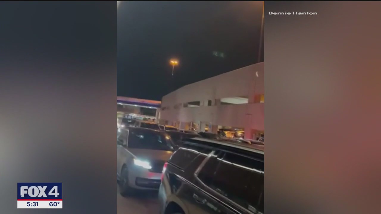 DFW Airport passengers deal with traffic nightmare