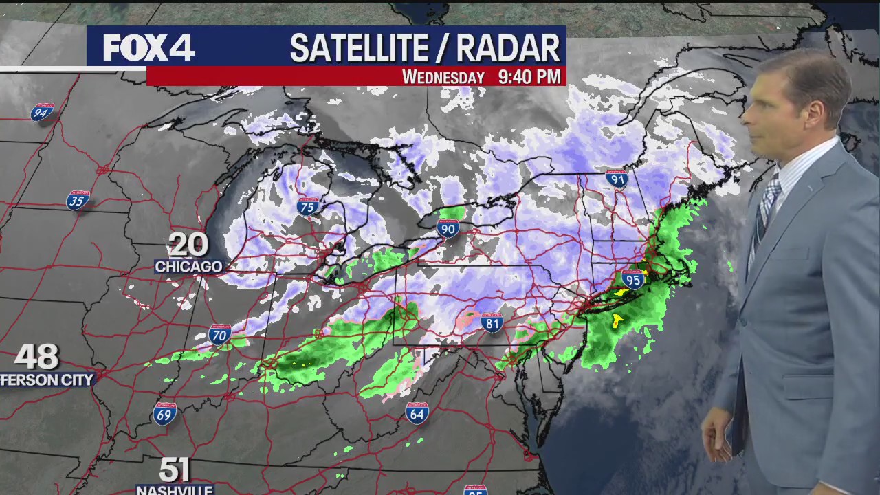 Dallas weather: Dec. 4 evening forecast