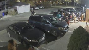 Girls jump from window to escape fire