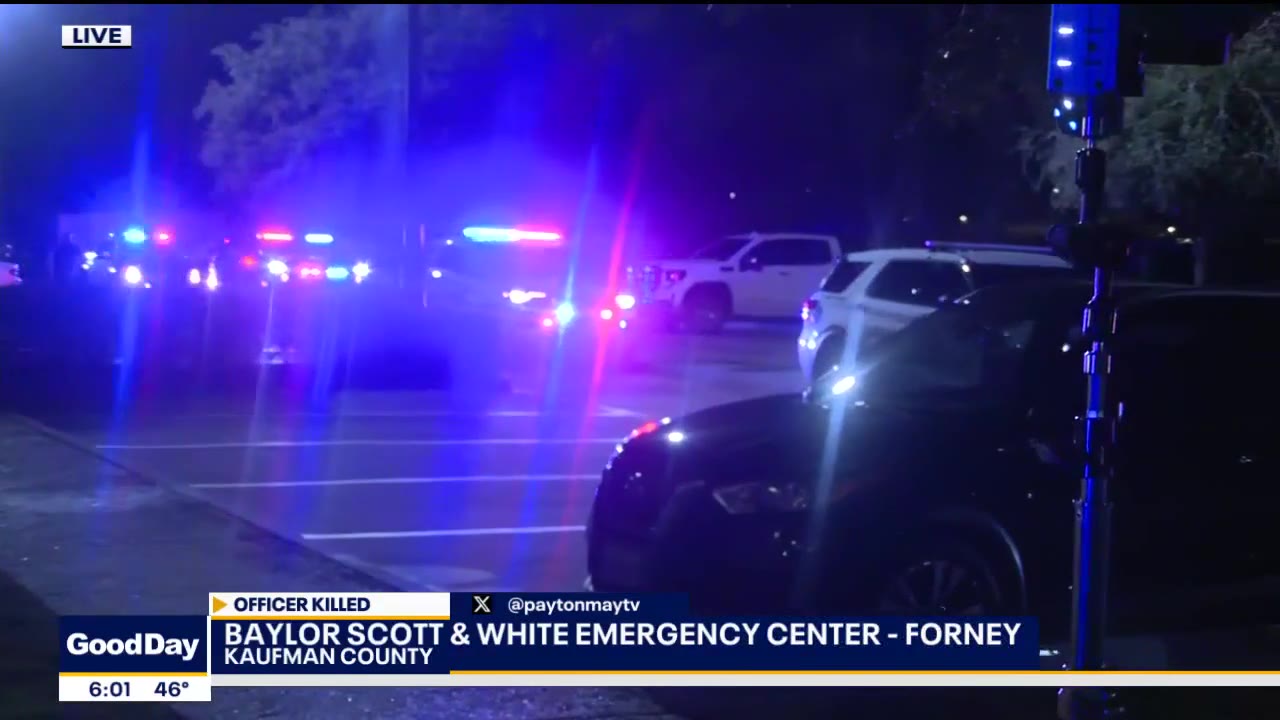 Procession for Terrell fallen police officer