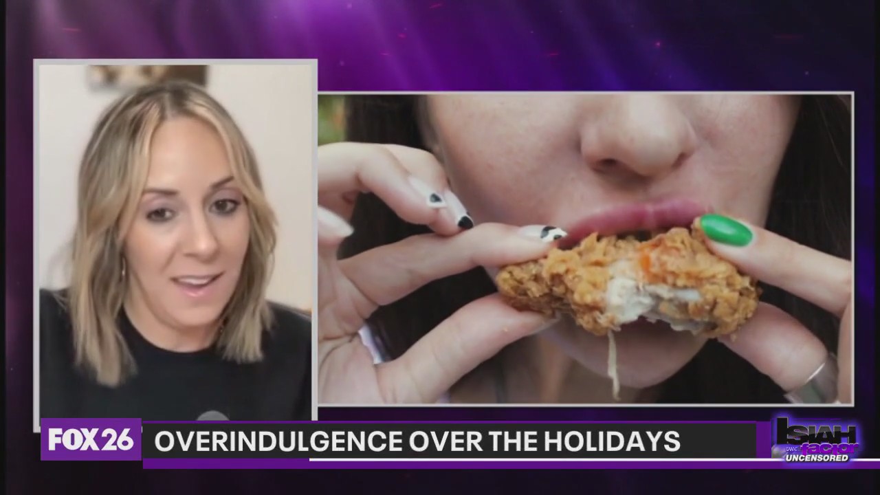Avoiding over-indulging on food during the holidays