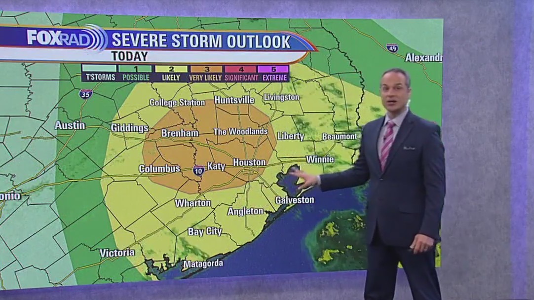 Houston weather: Severe weather, possibly tornadoes expected Thursday