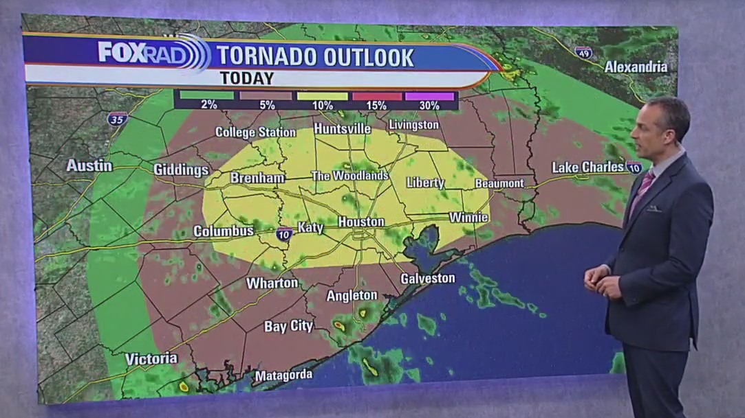 Houston weather: Severe storm, tornado outlook