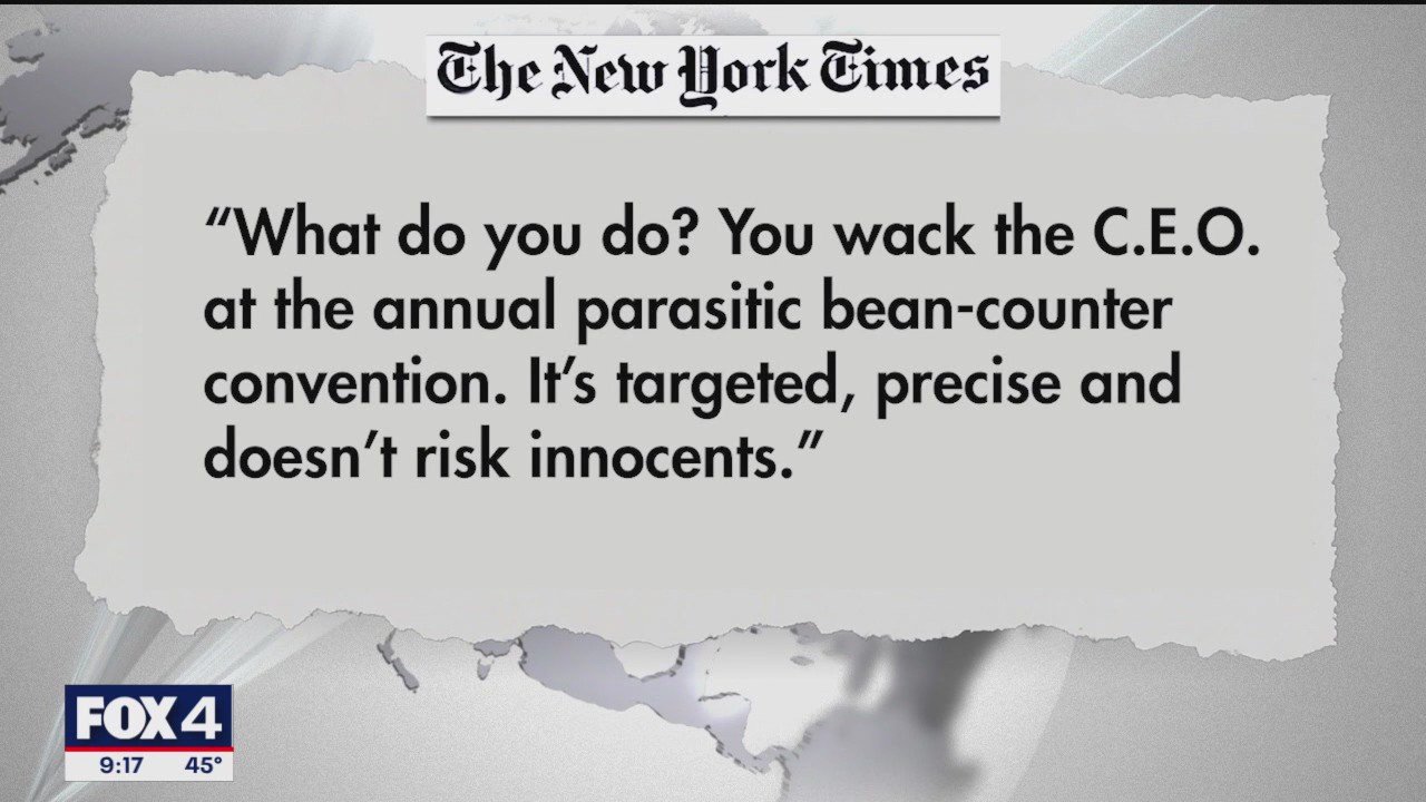 UnitedHealthcare CEO shooter's possible motive: LATEST