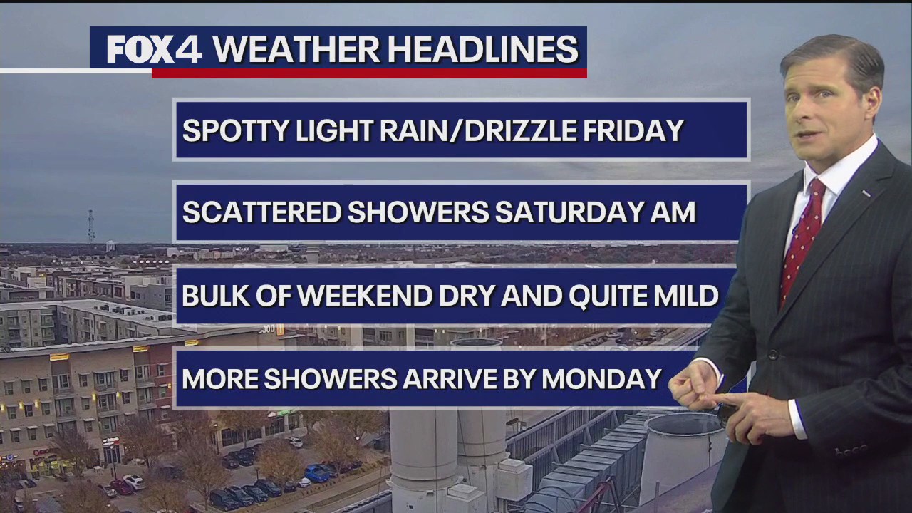 Dallas Weather: Dec. 12 afternoon forecast