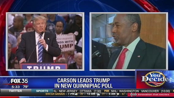 Carson leads Trump in latest poll
