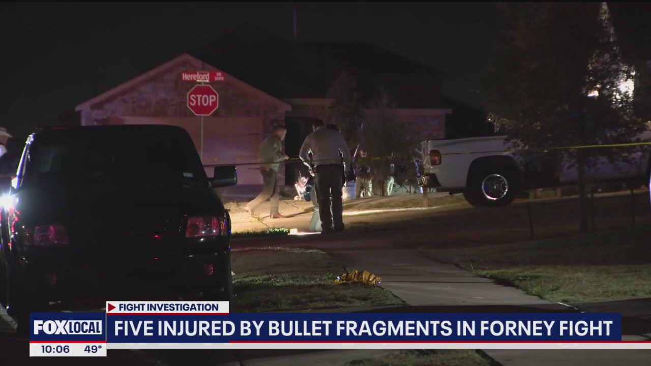 5 hurt after fight breaks out in Forney crowd of 100+