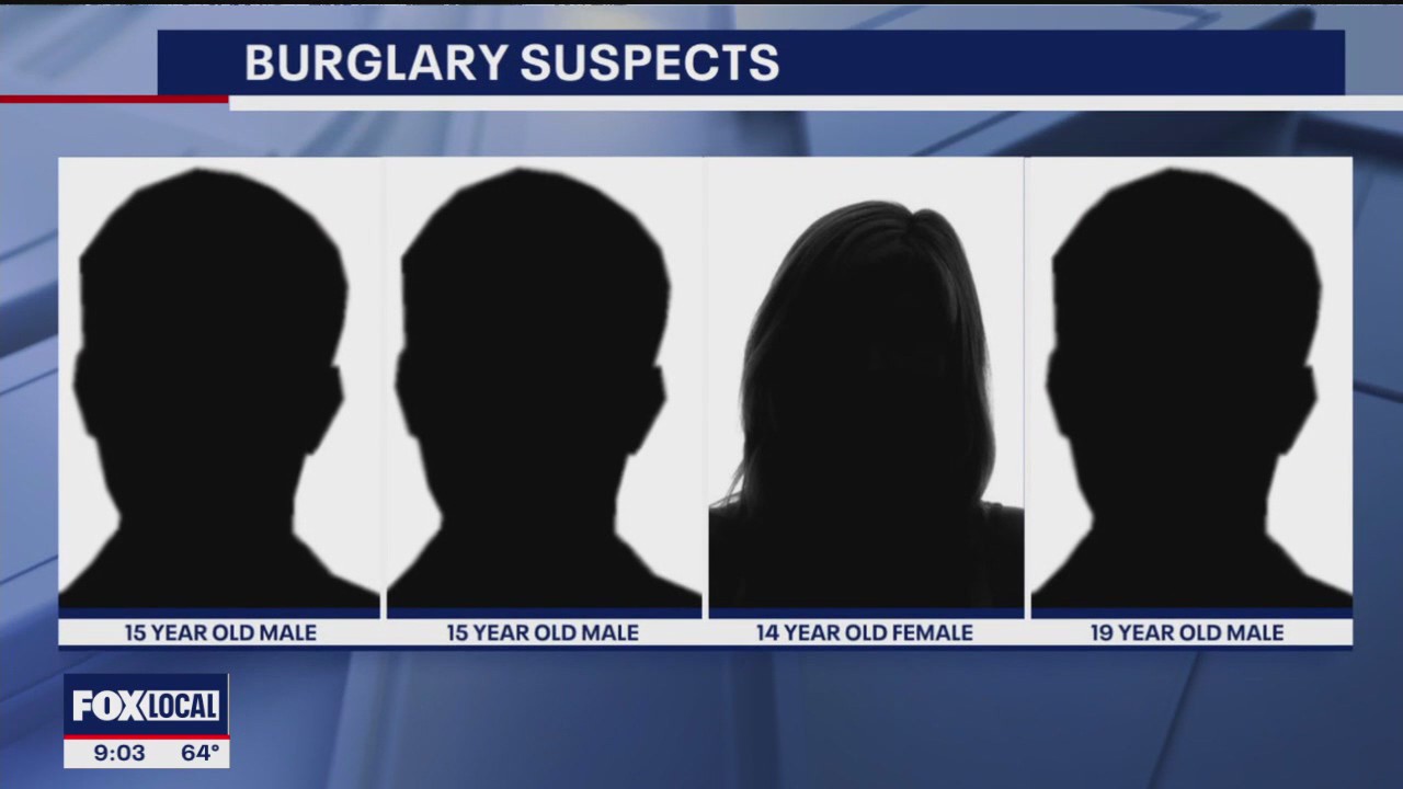 Armed teens charged for breaking into NRH home