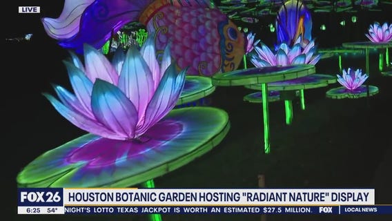 Houston Botanic Garden hosting light display