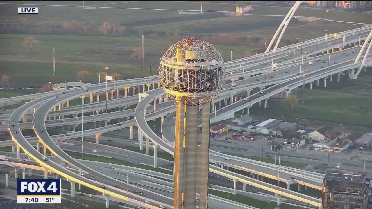 NYE firework show at Reunion Tower adjustments
