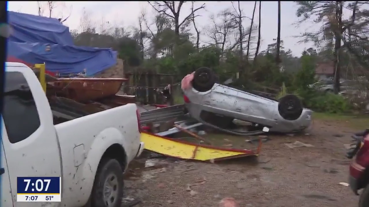 At least 6 tornadoes swept through southeast Texas
