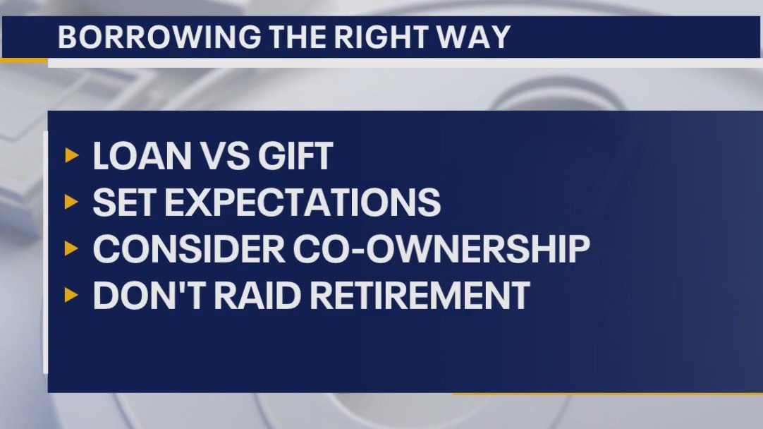 Borrowing money from parents