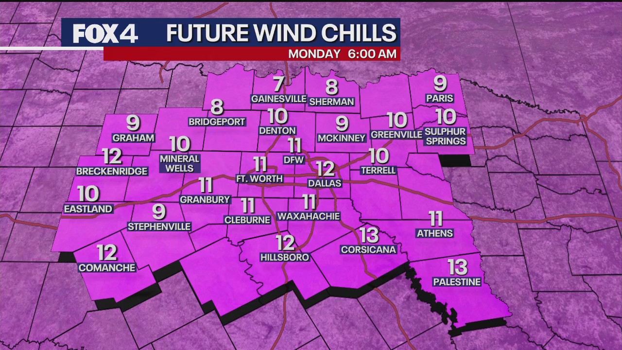 Dallas weather: Jan. 3 evening forecast