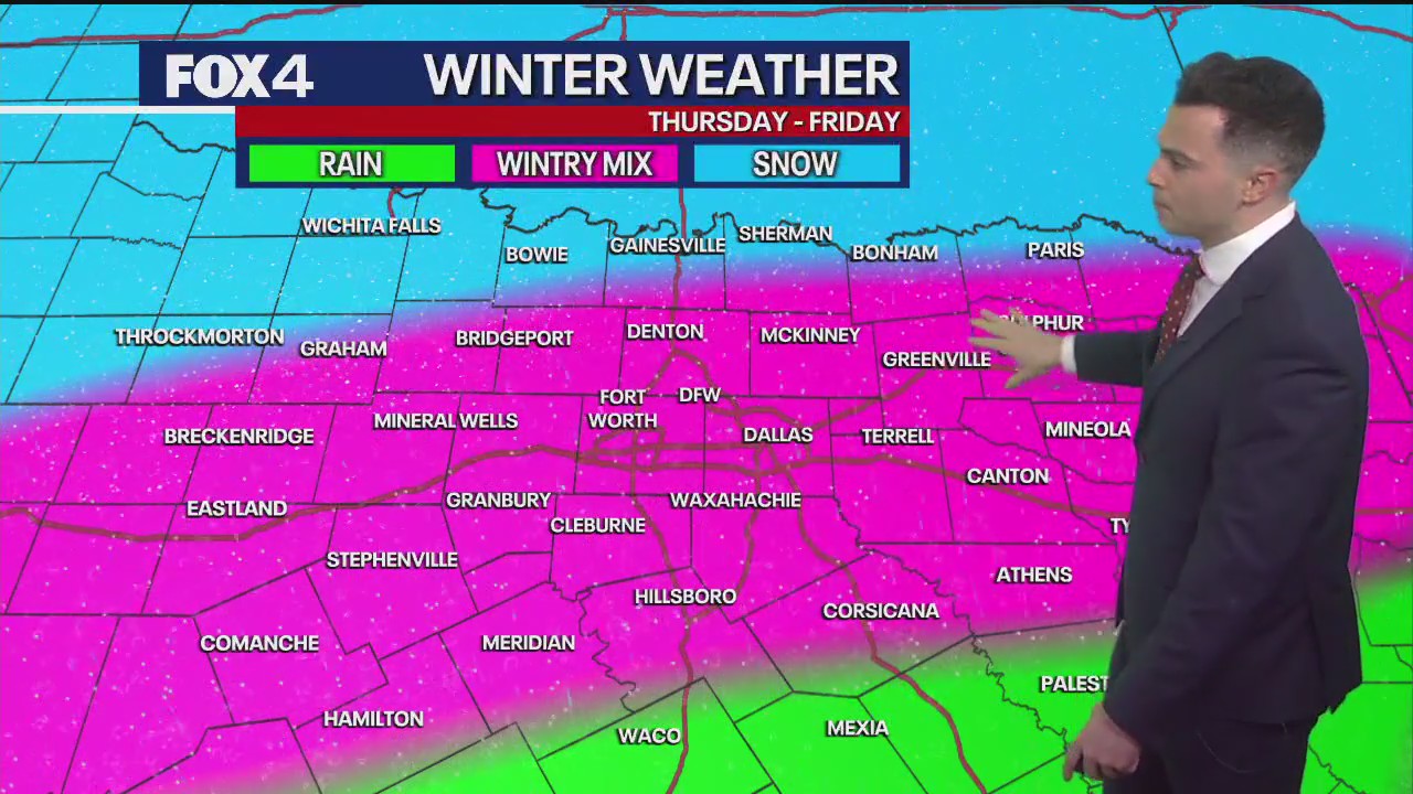 Dallas weather: January 4 evening forecast