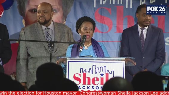 Sheila Jackson Lee addresses supporters after losing Houston mayor's race