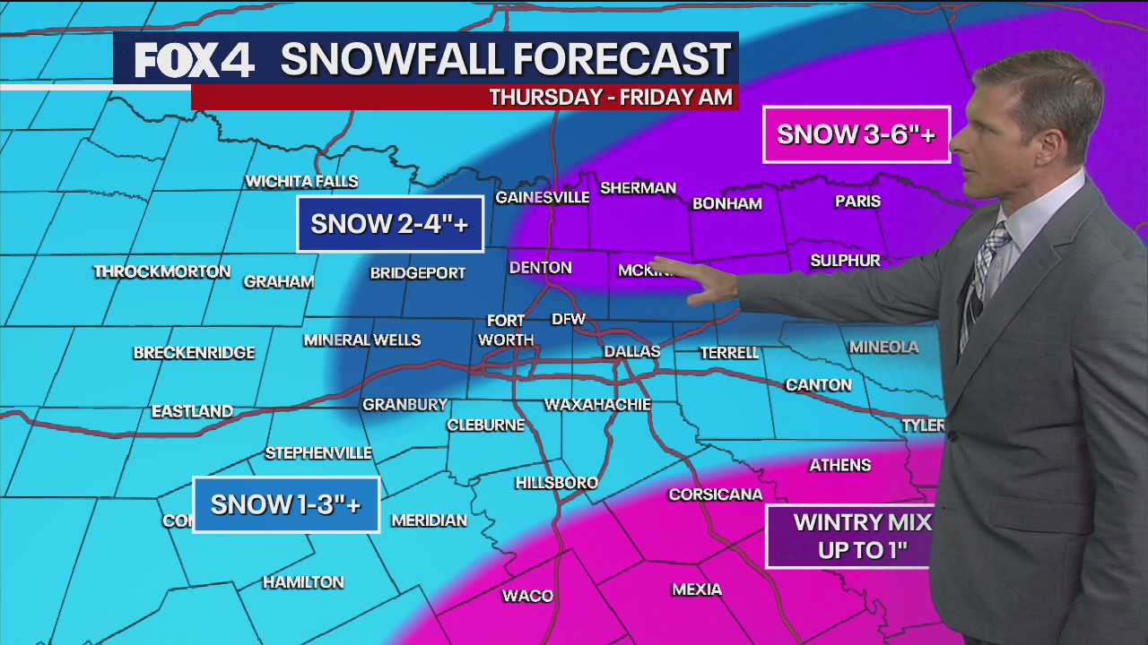 Dallas Weather: Latest Snow Forecast