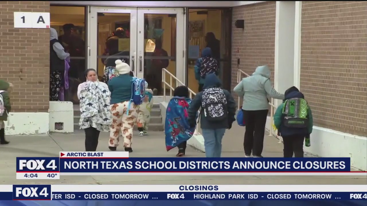 DFW school districts announce closures