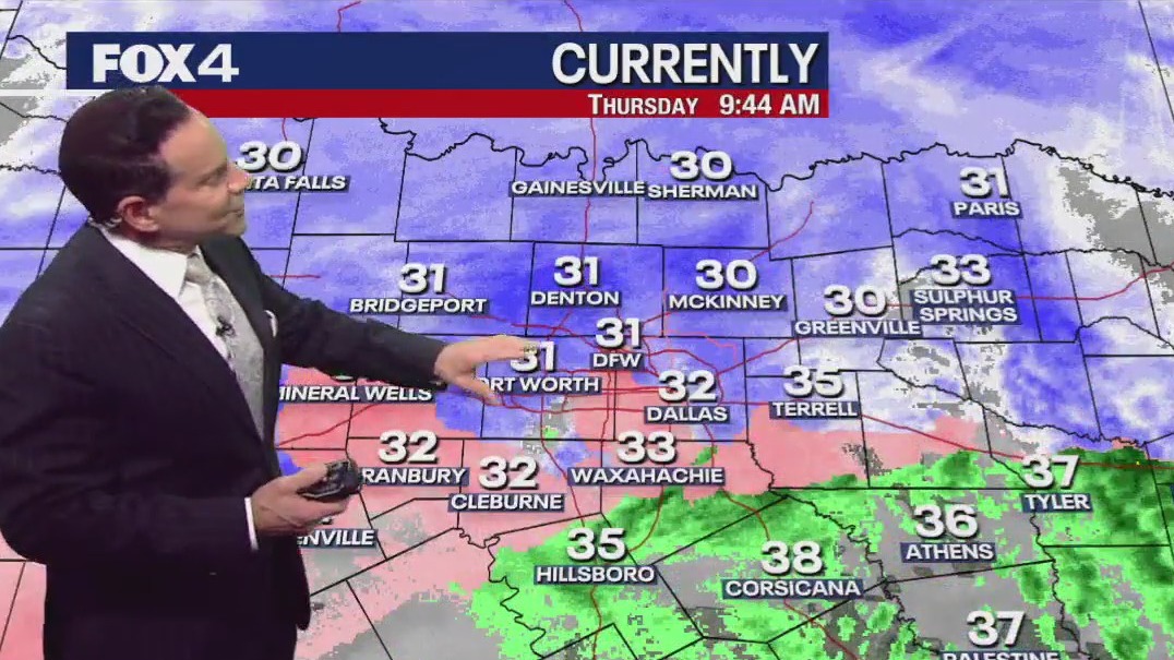 Dallas weather: Winter Storm Forecast | 10 a.m.
