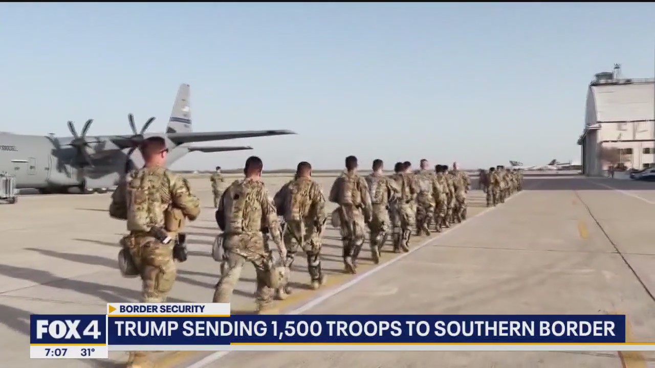 President Trump already sent 1,500 troops to the border