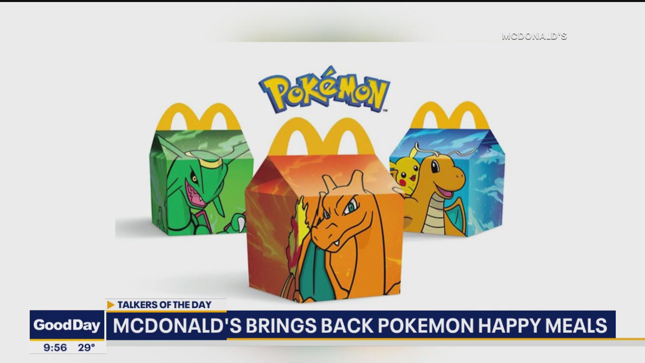 McDonald's brings back Pok?mon Happy Meals