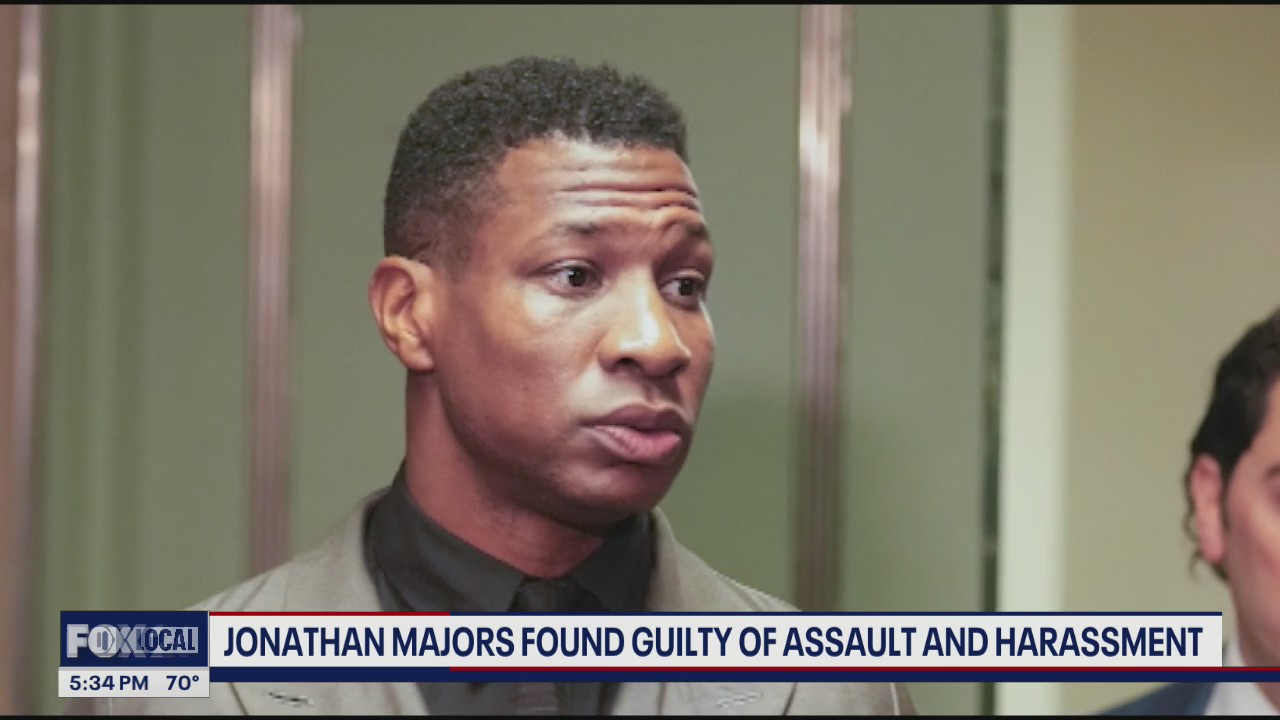 Actor Jonathan Majors found guilty