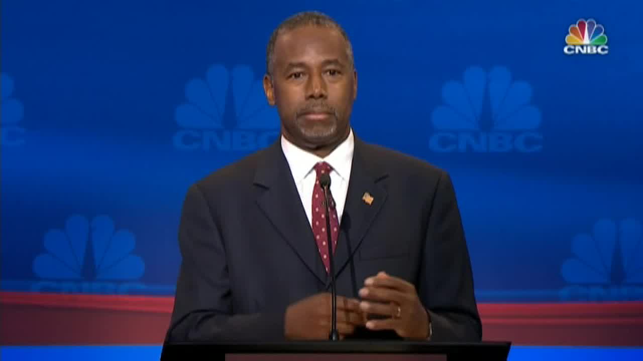 Ben Carson responds to question about supplements ad
