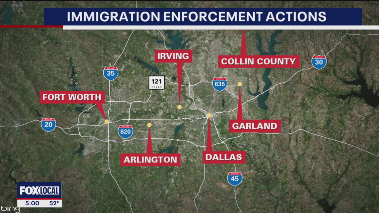 ICE arrests 84 illegal immigrants in DFW