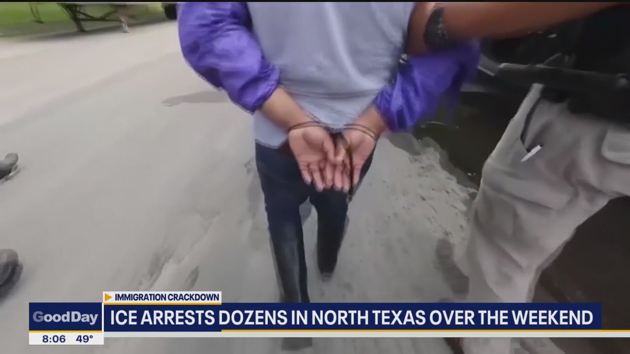 Nearly 90 people arrested by ICE in DFW this weekend