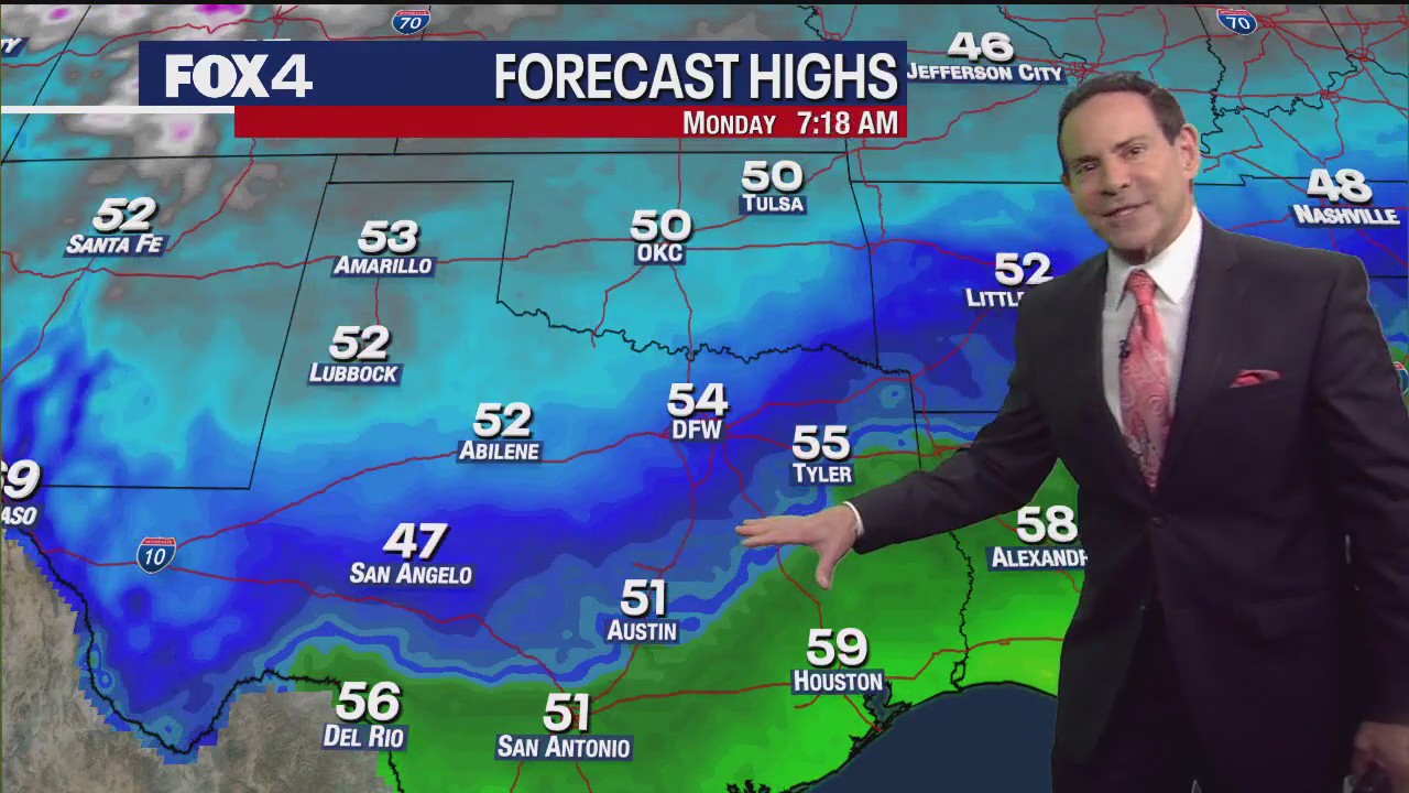 Dallas weather: Jan. 27 morning forecast