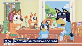 Bluey was #1 most streamed show of 2024