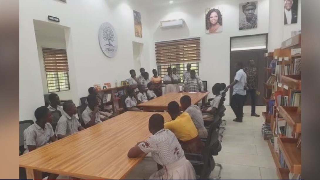 Houston woman builds library in Ghana