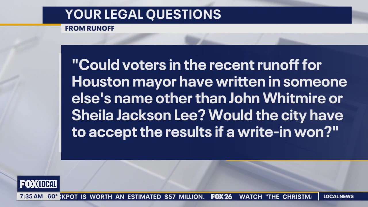 Your Legal Questions: Dec. 21, 2023