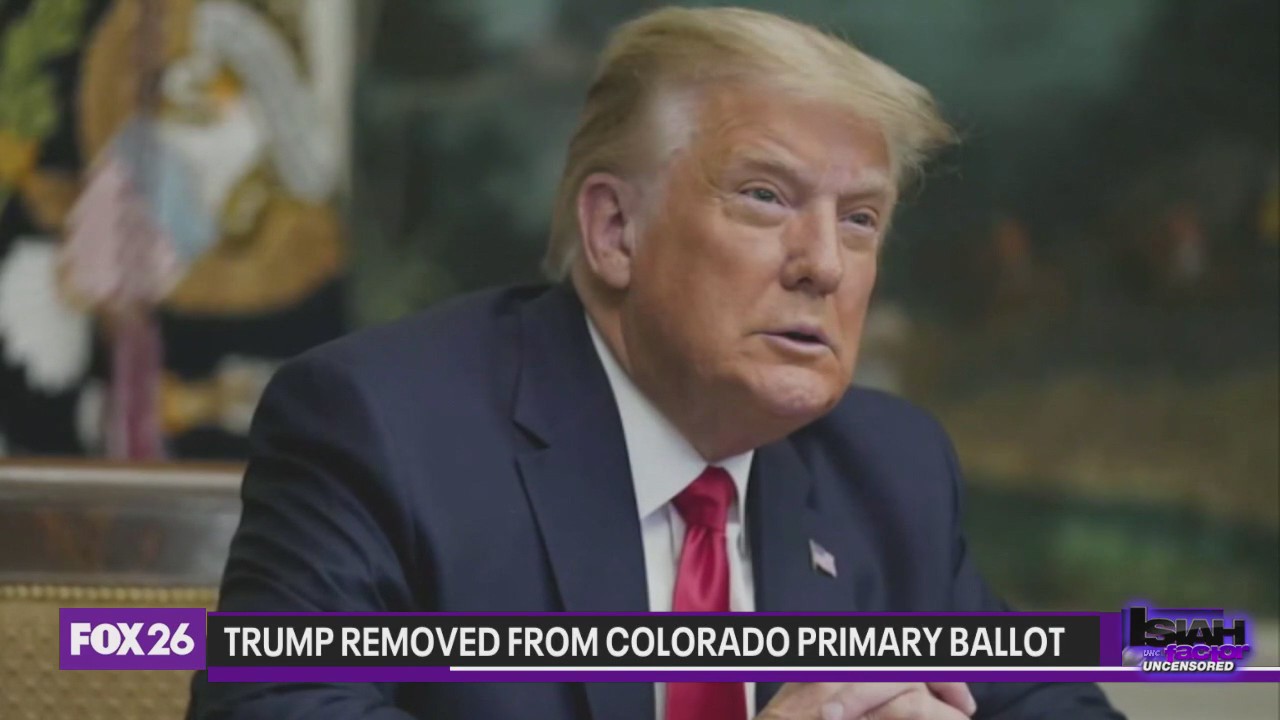 Former President Trump removed from Colorado primary ballot