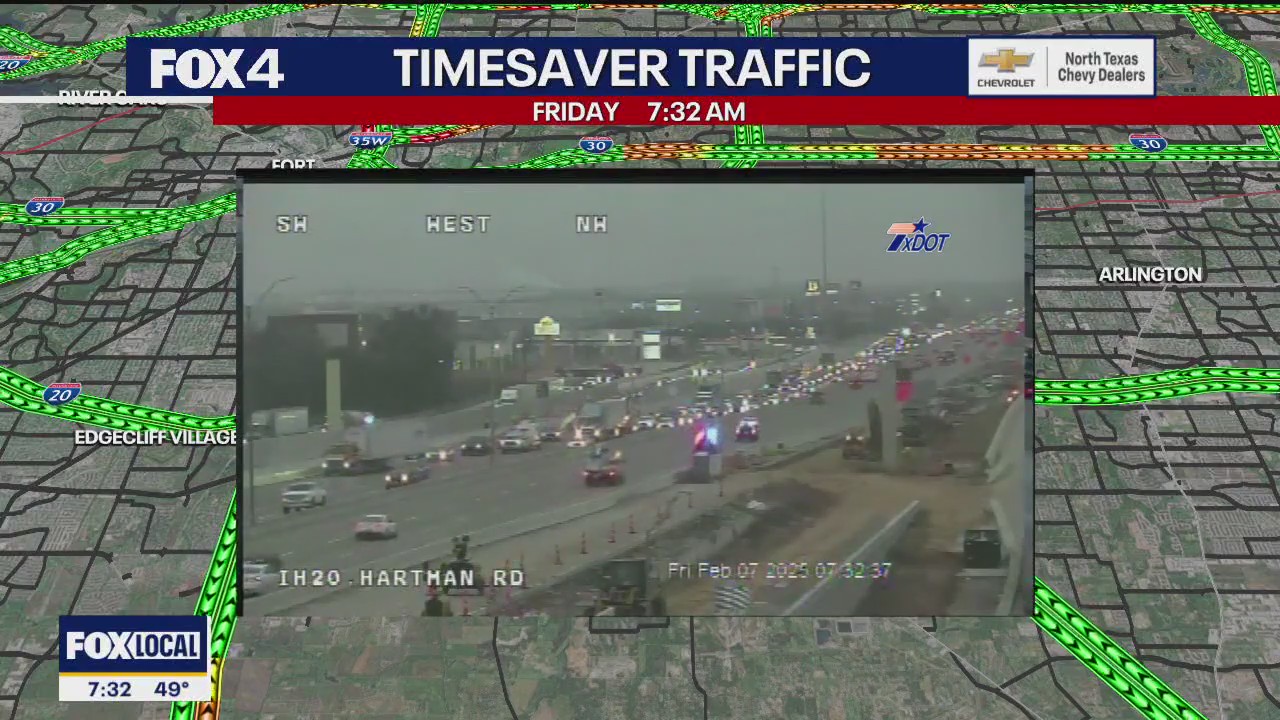 I-20 shut down after fallen power line; Now reopened