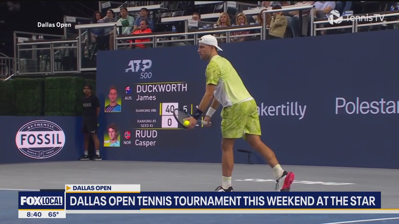 Dallas Open Tennis Tournament this weekend at The Star