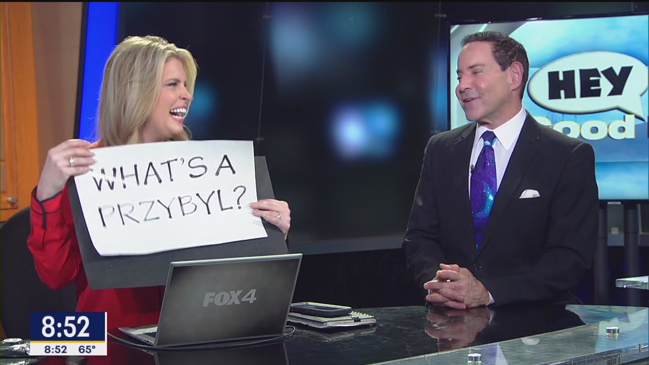 What's the quirkiest thing on the FOX 4 anchor desk?